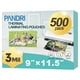 thumbnail image 1 of Hojas laminadoras PANDRI, bolsas laminadoras térmicas, paquete de 500, 1 of 7