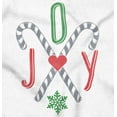 thumbnail image 2 of Festive Christmas Candy Cane Joy Women's Plus Size Graphic Tee Brisco Brands 3X, 2 of 4
