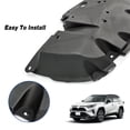 thumbnail image 3 of Black Engine Splash Shield Under Cover 514410R100 For 2019 2020 2021 Toyota RAV4, 3 of 7