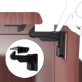 thumbnail image 3 of Cerraduras de seguridad para niños - Cerraduras protectoras para cajones y armarios - Cerraduras de protección para armarios de cocina - Sin tornillos, paquete de 10 TUNC Sencillez, 3 of 5