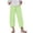 Mint Green, variant on JnLxul Casual Pants for Women Summer Comfy Barrel Loose Fitting Solid Color Trendy Cropped Pants with Pockets(X-Large,Yellow)