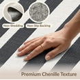 thumbnail image 6 of ODIKA Striped Modern Farmhouse With Even Ticking Lines And Borders Non-Slip Chair-Friendly for Home Office, Gaming Room, Under Desk, 6 of 7
