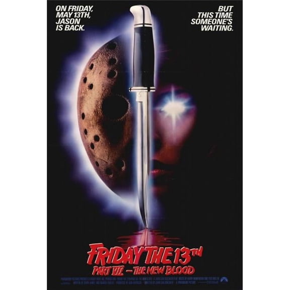 Friday the 13th, Part 7: The New Blood Movie Poster Print (27 x 40)