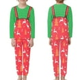 thumbnail image 2 of Renewold Youth Pajama Set of 2 Christmas Long Sleeve Athletic Clothing Lounge Wear Casual Crew Neck Nightwear Indoor Relaxed Soft Outfits for Teens 9-10, 2 of 5