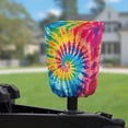 thumbnail image 2 of Yuyamidu Rainbow Whilpool Tie Dye Electric Tongue Jack Cover Universal Tongue Trailer Jack Protective Head Cover with Elastic Band Waterproof RV Jack Cover Accessories, 2 of 7