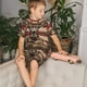 thumbnail image 3 of Balery Patriotic Deer Soldier Salute Conjunto de Pijama Infantil de Manga Corta con Estampado – Ropa de Dormir de Algodón Suave-3X-Large, 3 of 5