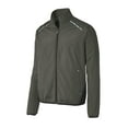 thumbnail image 5 of Port Authority Zephyr Reflective Hit Full Zip Jacket-XS (Grey Steel/ Deep Black), 5 of 6