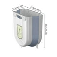 Topliu Hanging Kitchen Garbage Bin Foldable Kitchen Garbage Bin Wall
