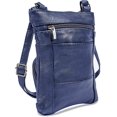 thumbnail image 2 of Bolso Cruzado Krediz de Cuero para Mujer con Correa Ajustable, 2 of 9
