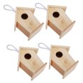 thumbnail image 3 of Hanging Bird House, Birdhouse, Soft Mini Hanging Wooden For   Birds, 3 of 8