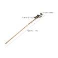 thumbnail image 2 of OULII Alfileres Dorados Decorativos De Metal Para Con Flor Retro En Estilo Chino Clásico, 2 of 7