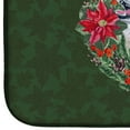 thumbnail image 4 of Samoyed Poinsetta Wreath Dish Drying Mat, 4 of 7