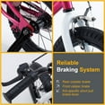 thumbnail image 6 of Royalbaby Freestyle 16" Bicycle for Boys and Girls Ages 6-8 Years, Fuchsia, 6 of 12