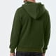 thumbnail image 4 of Blusa de manga larga con capucha para hombre, informal, deportiva, de color liso, con cremallera y bolsillo, sudadera de manga larga con capucha, blusa de poliéster para hombre, 4 of 7