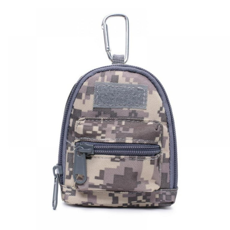 Jongmart Coin Purse for Women Men and Kids Change Purse Pouch Keychain Military Gear Bags Boy s Size 8.5 6.5 2.5cm Black