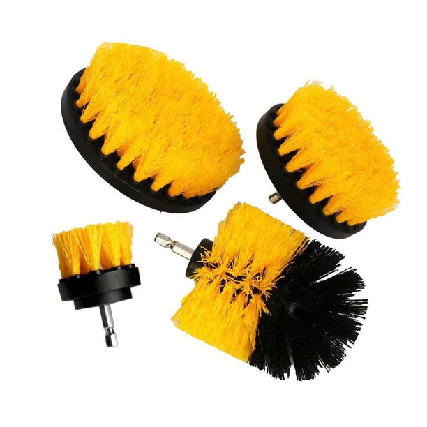 Cepillo de taladro limpiador eléctrico, juego de accesorios de cepillo de taladro, juego de cepillo de taladro, rendimiento confiable