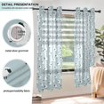 thumbnail image 3 of Yayeee Window Curtains Light Filtering 63"x52" Grommet Panel Pair Home Living Room Decor, Cartoon Sheep Pattern, 3 of 7
