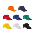 thumbnail image 1 of Paquete 100 piezas Gorra de algodón cinco gajos y broche velcro naranja Unitalla, 1 of 3