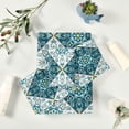 thumbnail image 6 of SKYSONIC 3 Pack Towel Mexican Talavera Cotton Bath Towel Set (1 Bath Towel, 1 Hand Towel, 1 Washcloth) for Bathroom, Super Soft and Quick Dry Towels, 6 of 7