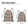 thumbnail image 2 of Bingfone Fashionable Paisley Drawstrings Backpacks Bags for Men Women Gym Drawstrings Bag-Small, 2 of 6
