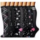 thumbnail image 1 of 8pares Calcetas De Compresion Hombre Mujer Calcetines Largas, 1 of 7