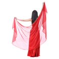 thumbnail image 2 of Eoperou Faux Silk Shawl Women Summer Chiffon Belly Gauze Scarf Evening Gowns Wedding Dresses Beach Faux Silk Wrap, 2 of 8