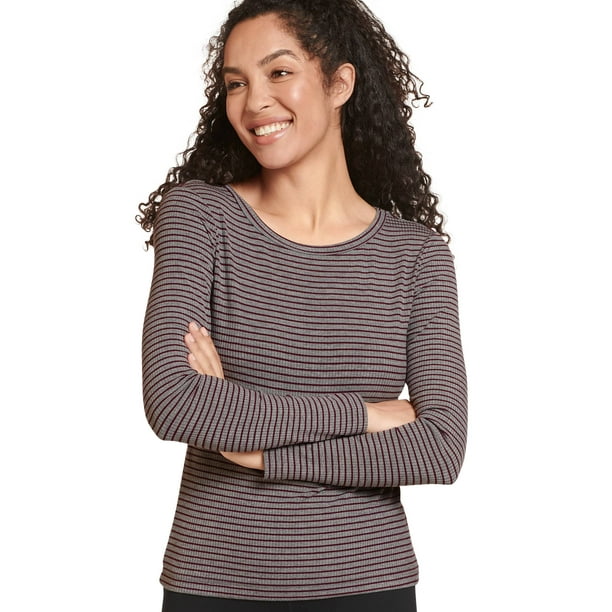 Jockey Women Rib Knit Long Sleeve Tee