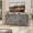 Black-gray, variant on 66" Farmhouse Buffet Cabinet with 3 Embossed Drawers & 4 Doors – Large Storage Sideboard, Coffee Bar Station for Dining Room, Kitchen, Living Room
