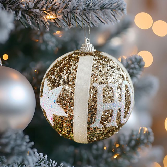 LSLJS Christmas Balls Christmas Ball Christmas Tree Decoration Pendant Christmas Dress Up Hanging Ball Scene Arrangement Hanging Ball Christmas Tree Balls
