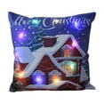 thumbnail image 2 of Taicans Christmas Pillow Covers with LED Lights 18x18 Inch,Creative Twinkle Glowing Throw Pillow,LED Night Light Pillow Cushions Stuffed Toys Gifts for Kids,Christmas,Farmhouse Decor Cushion Cases, 2 of 6