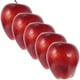 thumbnail image 3 of 5pcs artificial rojo delicioso manzanas decoraciones realistas falsas de manzana roja falsa deliciosa, 3 of 5