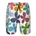 thumbnail image 4 of Naloa Colorful Butterflies Men's Beach Shorts, Surfing shorts, Swim trunks, Quick Dry Swim Trunks for Surfing Beach Fun - 3X-Large, 4 of 9