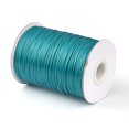 thumbnail image 2 of 1Roll Korean Waxed Polyester Cord Dark Cyan 1mm about 85yards/roll, 2 of 3