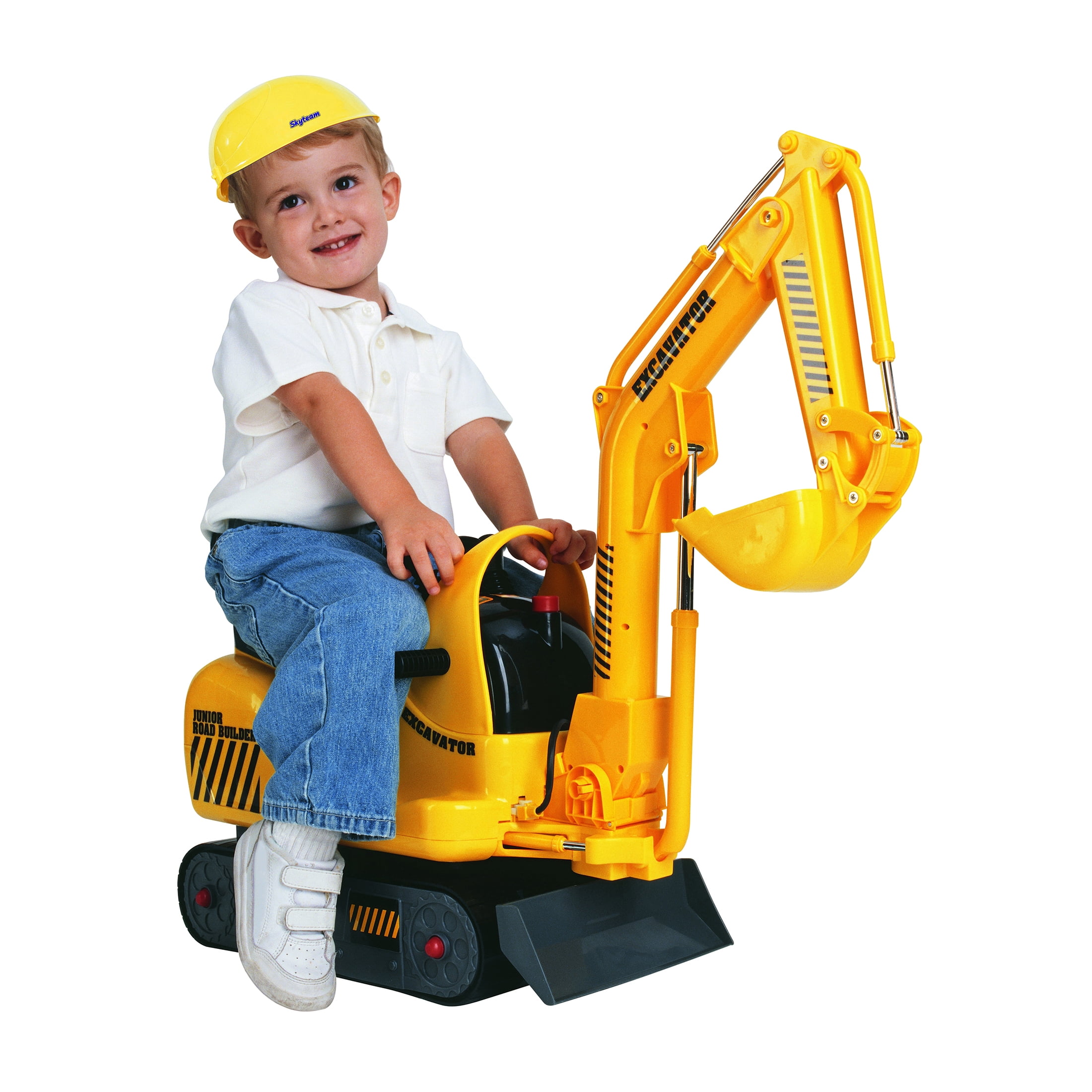 Skyteam Technology Micro Construction Excavator Foot to Floor Ride on Children 3 4 years Walmart
