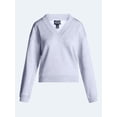 thumbnail image 5 of Scoop Women's and Women's Plus V-Neck Sweatshirt, Sizes XS-4X, 5 of 5