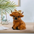 thumbnail image 2 of Highland Cow Decor,Cute Scottish Highland Cow Gifts,Standing Sitting Poses Resin Figurine for Shelf Garden Table Home Decor Calf for Highland Cow Lovers, 2 of 8