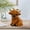 A, variant on Highland Cow Figurine for Tie a Bow Decor, Highland Cows Themed Gifts for Women, Resin Figures Home Desk Decorations Accents, Brown