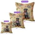 thumbnail image 4 of Rottweiler Celebrates Spring and Enjoys a Happy Easter Pillow Cushion Double Sided Rottie Dog Lover Gifts Idea Throw Pillow - 02001, 4 of 4