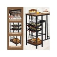 thumbnail image 2 of Bingirl Bar Table Set for 2 with Footrest - Kitchen Dining Table with 2 Upholstered Chairs, Ideal for Small Spaces, Sturdy and Durable, Easy to Assemble, 2 of 8