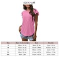 thumbnail image 1 of Blusa con mangas con volantes para mujer,Camiseta con mangas con volantes para mujer Blusa holgada con mangas con volantes para mujer Camiseta de primera línea, 1 of 3