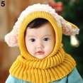 thumbnail image 1 of Bonnet d'Hiver Chaud pour Bébé Filles Garçons avec Capuche et Cache-Oreilles Tricoté, 1 of 7