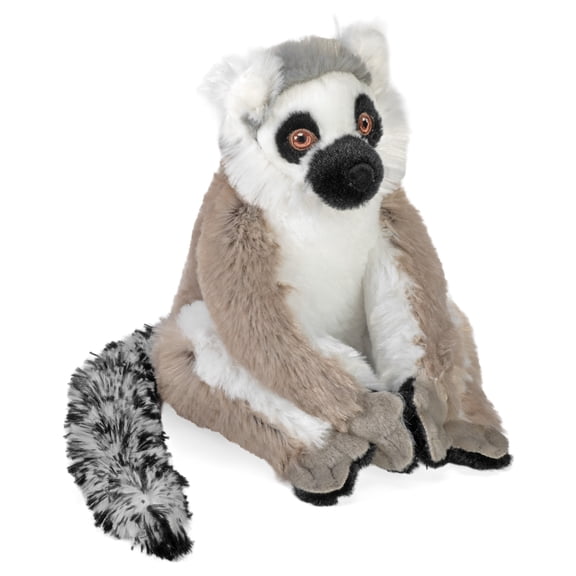 Wild Republic Cuddlekins Eco Mini Ring Tailed Lemur, Stuffed Animal, 8 Inches, Plush Toy, Fill is Spun Recycled Water Bottles, Eco Friendly