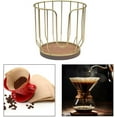 thumbnail image 4 of Yazoeia Coffee Filter Holder Basket Container, Coffee Filter Storage Rack Coffee Pod Holder for Travel, Countertop, Kitchen Decor Large, black CJC912-28520, 4 of 7