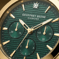thumbnail image 4 of Men’s Gold Stainless Steel Dress Watch – Luxury Style Quartz Wrist Watch for Business, Formal & Everyday Wear, Water-Resistant, Geoffrey Beene, 4 of 7