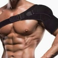 thumbnail image 3 of Shoulder Support Brace & Rotator Cuff Neoprene Shoulder Compression Sleeve with Pressure Pad is Ideal for Dislocated Joint, Labrum Tear & Frozen Shoulder Pain Relief1, 3 of 8