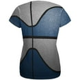 thumbnail image 2 of Championship Basketball Navy Blue & Grey All Over Womens T Shirt, 2 of 2