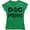 Green, variant on Dog Mom With Pet Footstep For Dog Lovers Women's Gift T-Shirt