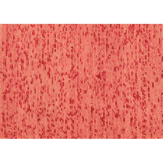 Ahgly Company Indoor Rectangle Abstract Orange Contemporary Area Rugs, 7' x 9'