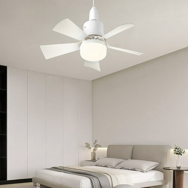 E26 Luz De Ventilador De Techo Regulable E26, Control Remoto 3 Temperaturas Y Velocidades De Color, Temporizador De Sueño, Luz Del Ventilador De Techo Para Dormitorio, Cocina