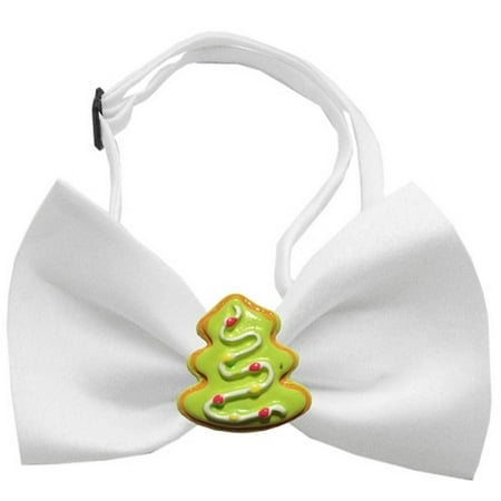 Mirage 47-09 WT Christmas Tree Chipper White Pet Bow Tie